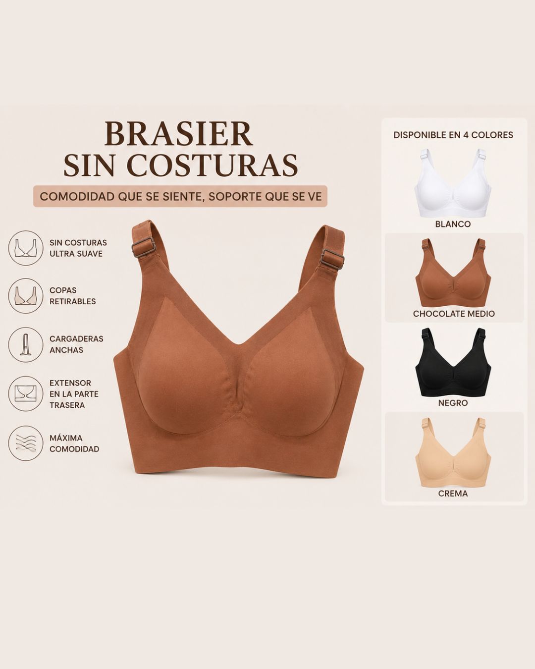 BRASIER  PAQUETE X 2 UN