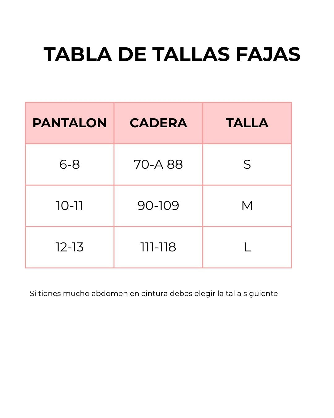 FAJA INVISIBLE PANTI ALTO