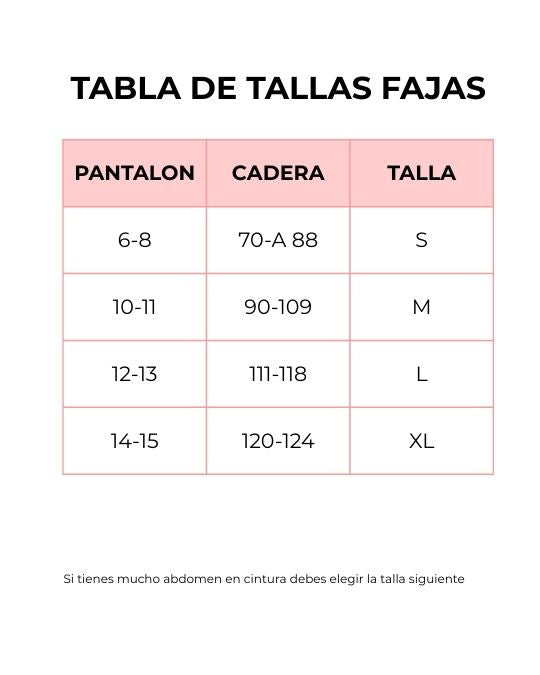 FAJA SHORT CONTROL FUERTE